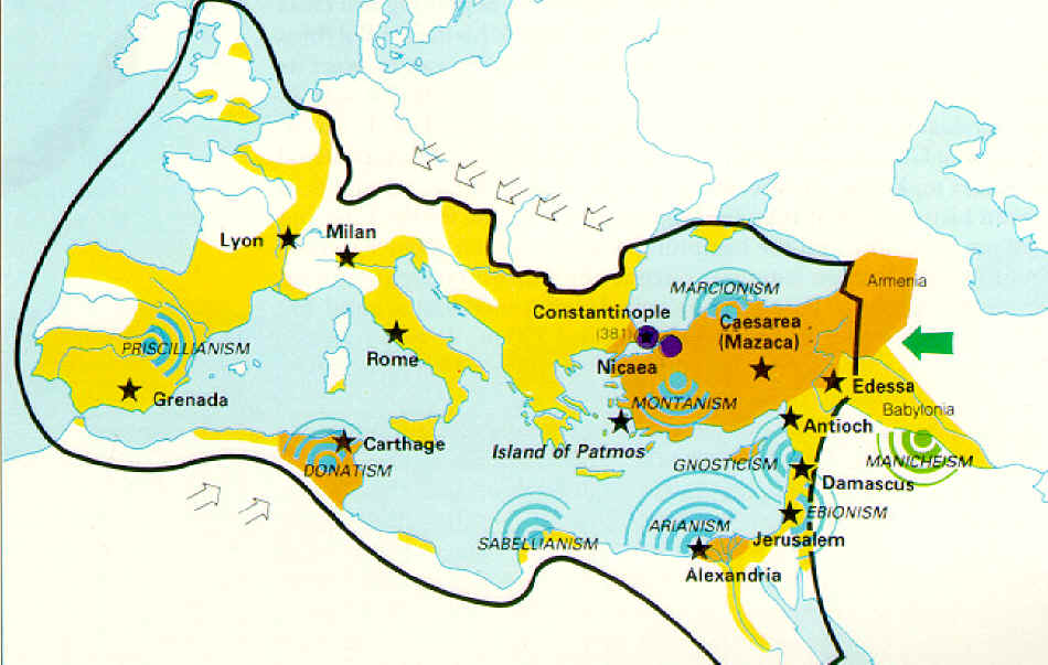 Spread Of Christianity In The First Four Centuries