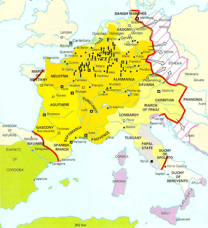 Carolingian empire charlemagne